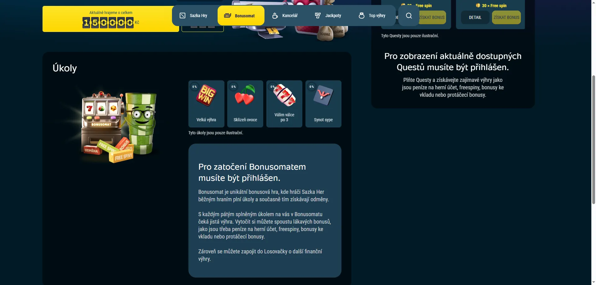 Sazka Casino uvítací bonus – 700 free spinů a 300 Kč zdarma