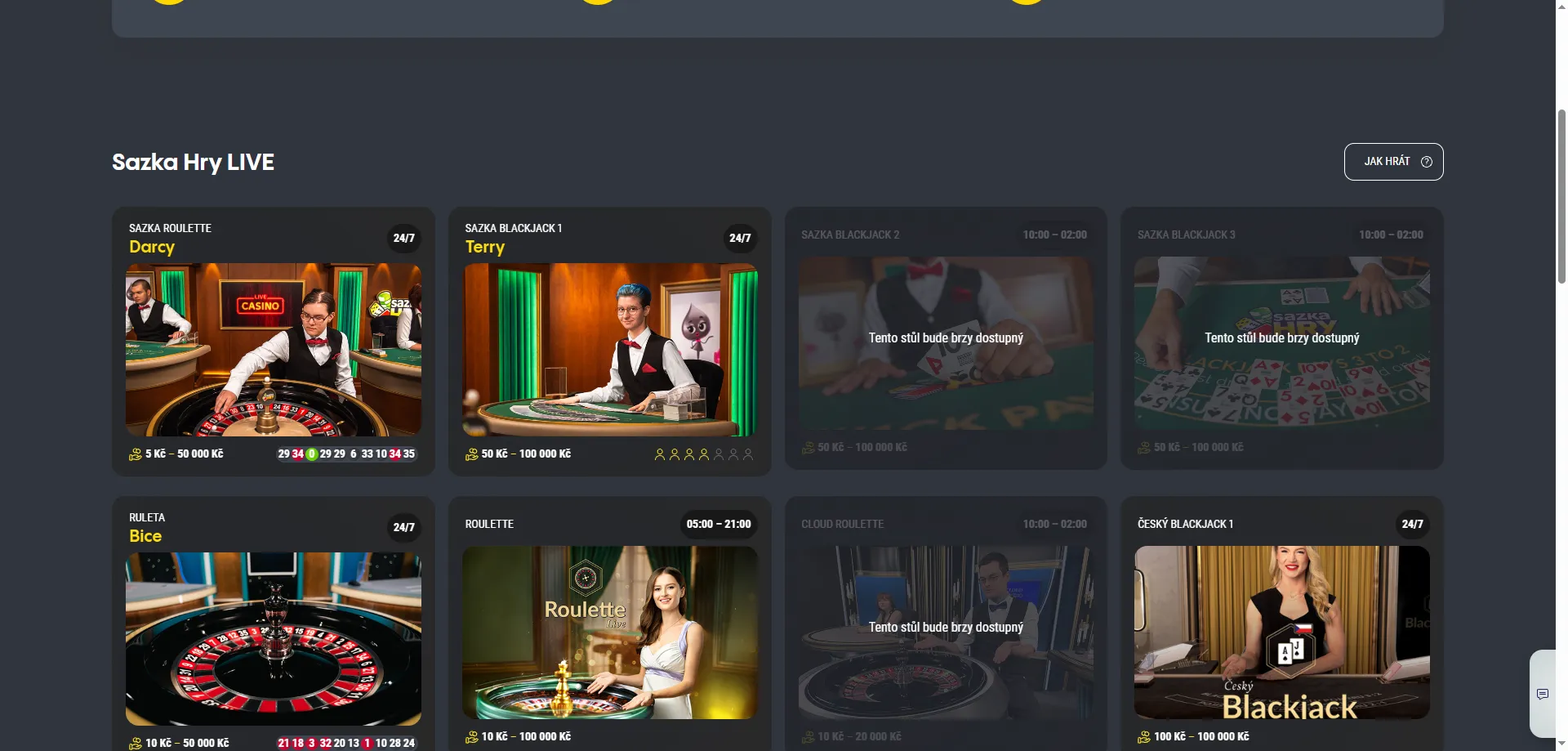 Sazka Casino platební metody – vklady a výběry v aplikaci
